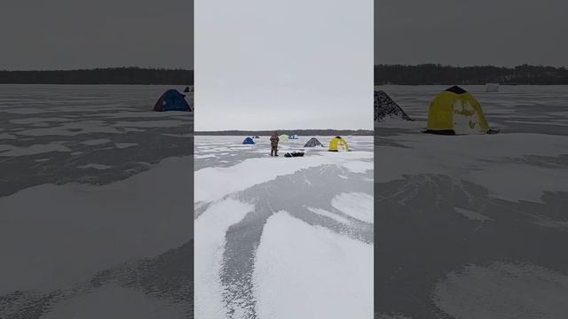 Зимняя рыбалка на заливе Цимлянского водохранилища. январь 2024 года смотреть онлайн