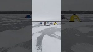 Зимняя рыбалка на заливе Цимлянского водохранилища. январь 2024 года