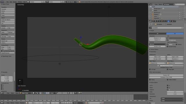 Blender 3D Growing Vines Blender 2.6x смотреть онлайн