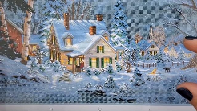 1. Все начатые процессы. Знакомство. Вышивка крестиком #crossstitch #вышивкакрестиком #вышивка