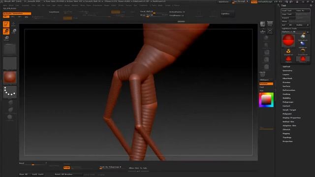 3_ZBRUSH ZSPHERE смотреть онлайн