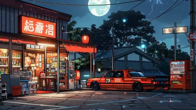 90е Япония, Токио, Lofi Beats для сна, расслабления Lofi Music Lofi Live Лофи Хип Хоп