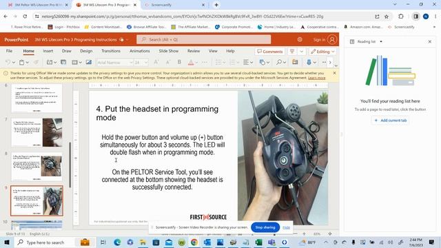 How to Program WS Litecom Pro III to an Exisiting Two-Way Radio смотреть онлайн