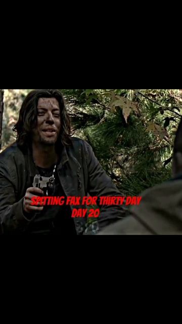 Spitting Fax For Thirty Days | Day 20 | TWD #shorts #thewalkingdead смотреть онлайн
