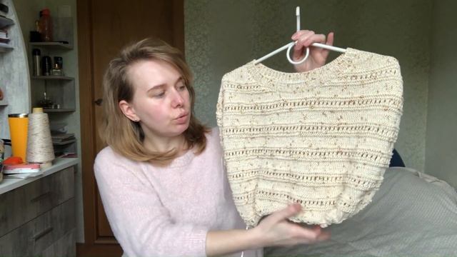 21 В‘язовлог однієї роботи // В‘яжу топ. Косметика і не тільки. Як пом‘якшити нитку. смотреть онлайн