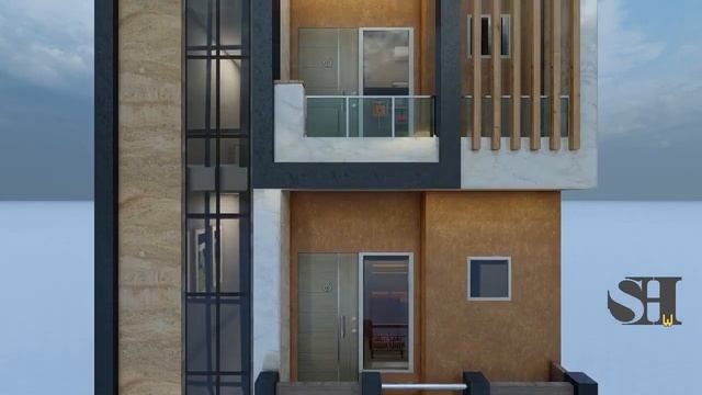 2 MARLA HOUSE DESIGN WITH SHOP /// SKETCHUP PRO // LUMION 12 / ANIMATION смотреть онлайн