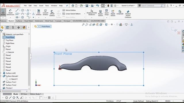 Solidworks tutorial | car design in solidworks | Anyone can design смотреть онлайн