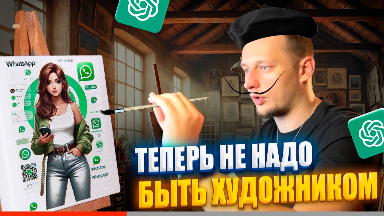 КАРТИНКИ ЗА ДОЛИ СЕКУНД - DALL-E ГРАФИЧЕСКАЯ НЕЙРОСЕТЬ ОТ ChatGPT смотреть онлайн