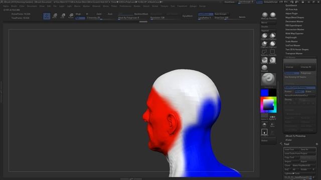 Quick UVs with UV Master in ZBrush смотреть онлайн