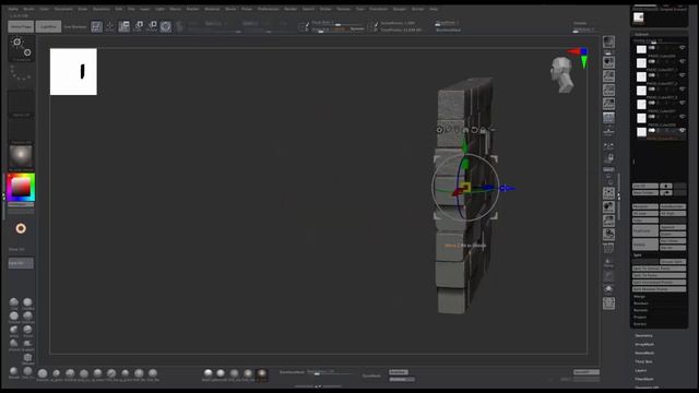 Zbrush Brick Wall Sculpting Part 02 смотреть онлайн