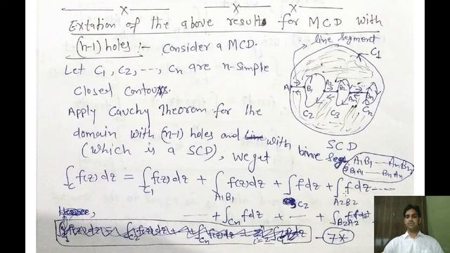 Cauchy's Theorem for Multiply Connected Domain || Lecture 3 || By Dr NL Sharma смотреть онлайн