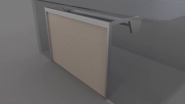 Blender Roll up Door Animation смотреть онлайн