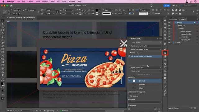 How to Create a Pop-up that Shows Automatically with InDesign & in5 смотреть онлайн