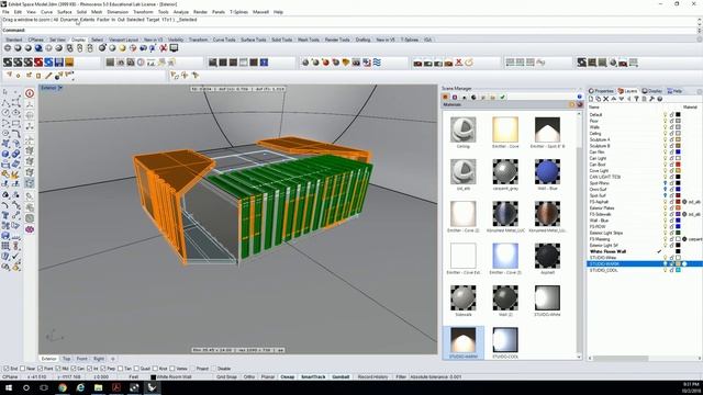 42 - Creating Studio Lighting Conditions for Models in Maxwell for Rhino смотреть онлайн