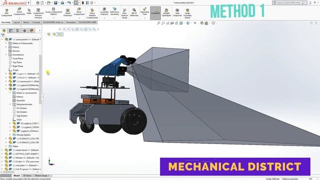 How to Hide/Show a Component/Part for an Assembly in SolidWorks смотреть онлайн