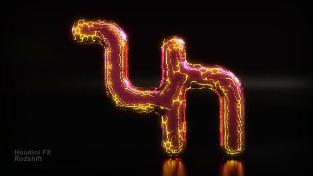 Stylized Logo simulation in Houdini смотреть онлайн