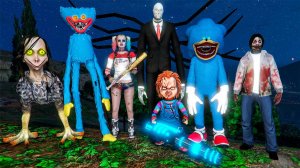 КОМАНДА УБИЙЦ СПАСАЮТ ХАРЛИ КВИНН В ГТА 5 МОДЫ ! СКОРТИ GTA 5 ONLINE