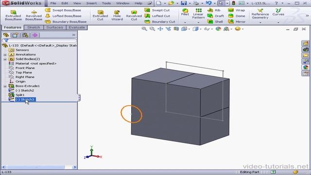 19 SOLIDWORKS Parts Tutorials ( Multibody Parts III) смотреть онлайн