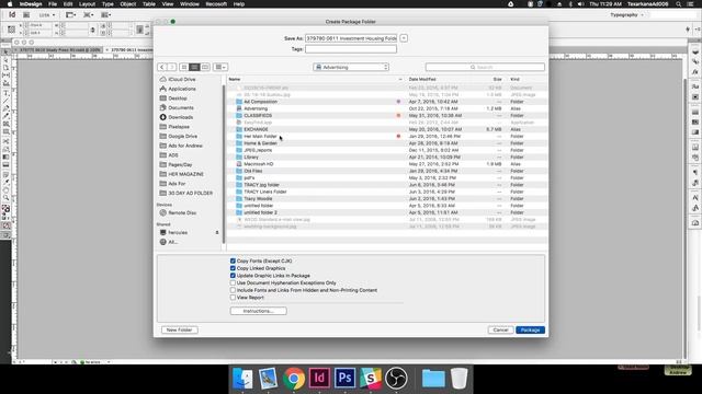 Packaging Indesign Documents смотреть онлайн