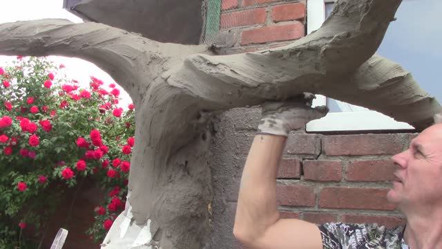 ДЕРЕВО ИЗ БЕТОНА СВОИМИ РУКАМИ ! смотреть онлайн