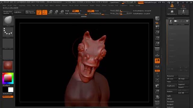 CURSO DE ZBRUSH AULA 24 - USANDO O TRANSPOSE MASTER смотреть онлайн