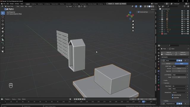 Основные модификаторы в Blender