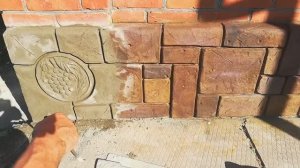 ДЕКОРАТИВНАЯ ОТДЕЛКА ЦОКОЛОЯ, ПЛИТОЧНЫМ КЛЕЕМ, ПРОЦЕСС ОТДЕЛКИ