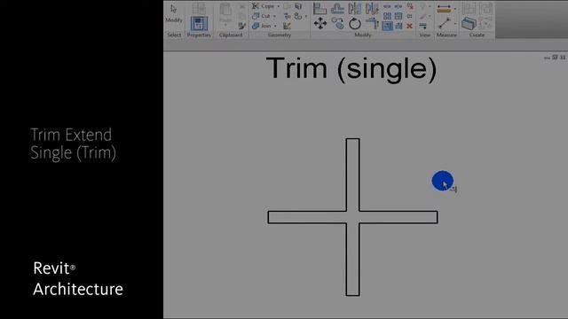 REVIT ARCHITECTURAL - ce trim extend single trim смотреть онлайн