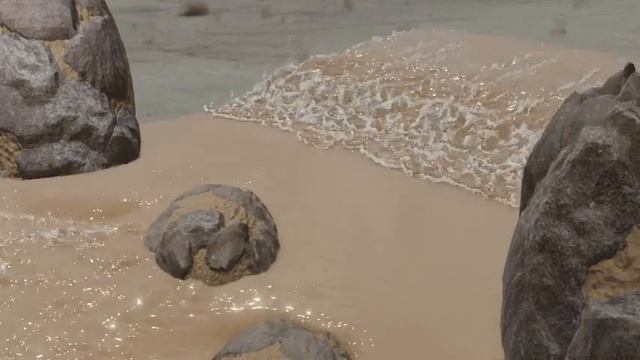 Blender. Flip Fluid. Beach смотреть онлайн