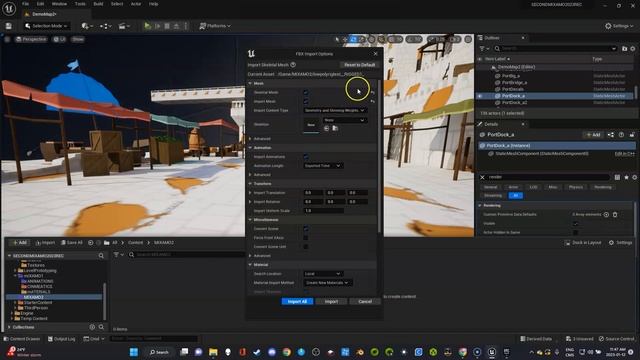 2023- How to Import Your Own Blender Animation in Unreal 5+ and Add Animations for VirtualProductio смотреть онлайн