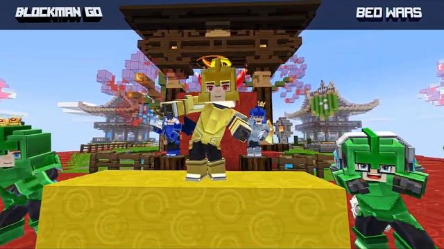 Blockman Go Bed Wars 1 in English смотреть онлайн