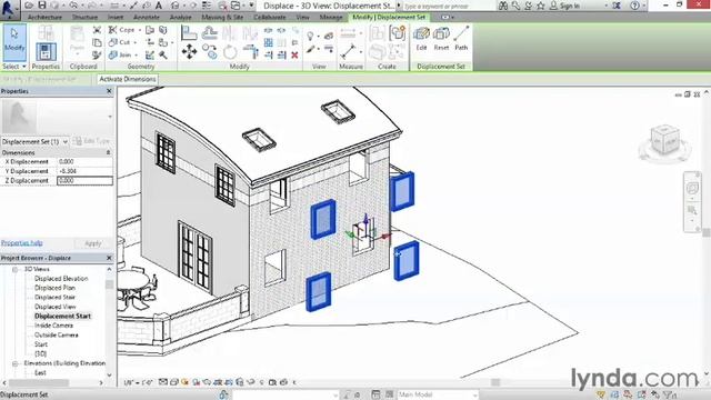 Creating and editing displacement sets смотреть онлайн