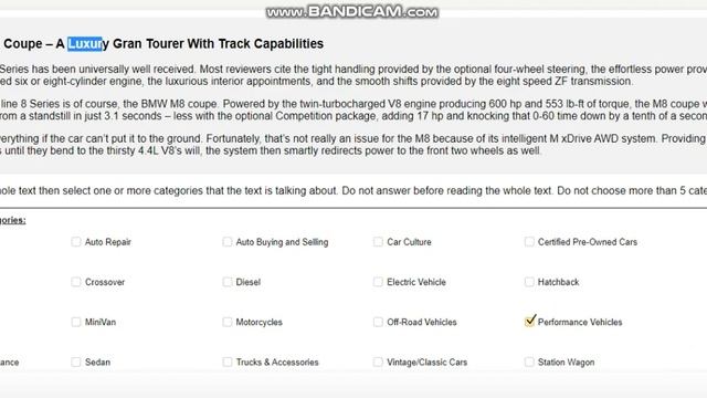 Categorize this text - Automotive 0.02$ NEW TASK #EARN #TOLOKA #YANDEX #MONEY смотреть онлайн