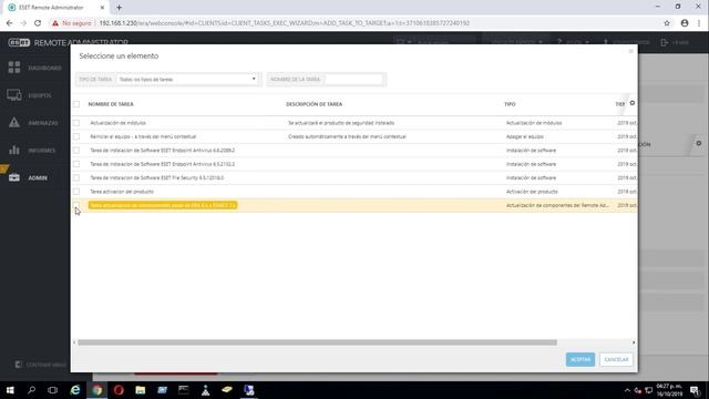 Como actualizar ERA 6.5 a ESMC 7 mediante tarea de actualización de componentes смотреть онлайн