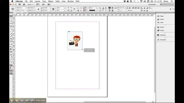 Adobe InDesign Bilder platzieren - Tutorial смотреть онлайн