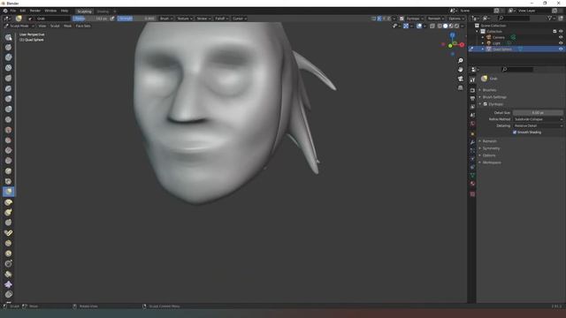 [Blender] Beginner training #9 Dynamic Topology смотреть онлайн