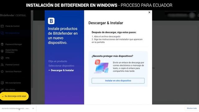 TUTORIAL | ¿Cómo instalar Bitdefender en Windows? - Ecuador смотреть онлайн