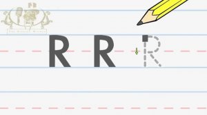 Write the letter R | Alphabet Writing lesson for children | The Singing Walrus
