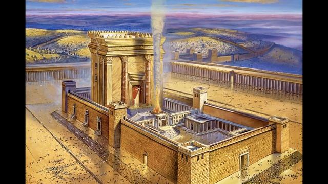 Jerusalem Temple, Beit Hamikdash Paintings by Alex Levin https://artlevin.com/ смотреть онлайн