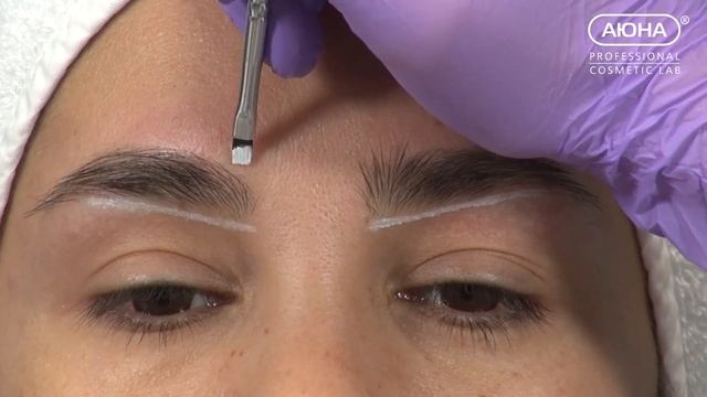 Коррекция и окрашивание бровей и ресниц практика 2