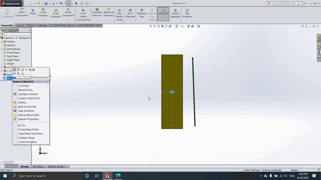 Cabinet C #เขียนแบบผลิต ด้วยโปรแกรม SolidWorks смотреть онлайн