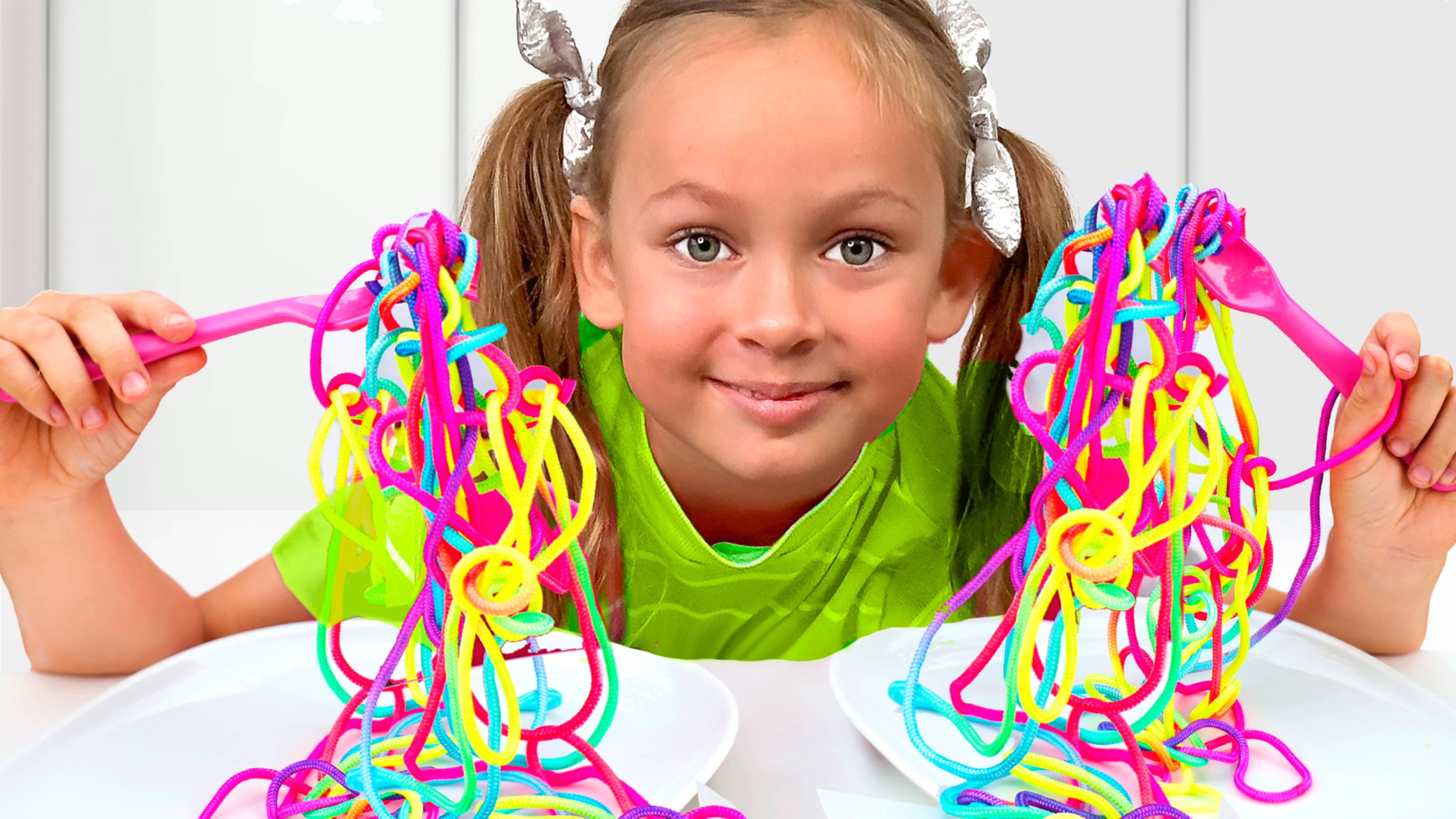 Смешная лапша | Детские стишки и песенки для детей | Майя и Маша+Детские сборники смотреть онлайн