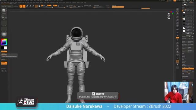 Designing a Character From Scratch - Daisuke Narukawa - ZBrush 2022 смотреть онлайн