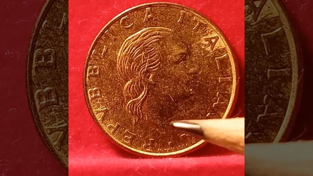 200 lire 1978 1/2 luna sotto il collo in incuso errore di conio raro valore della moneta смотреть онлайн