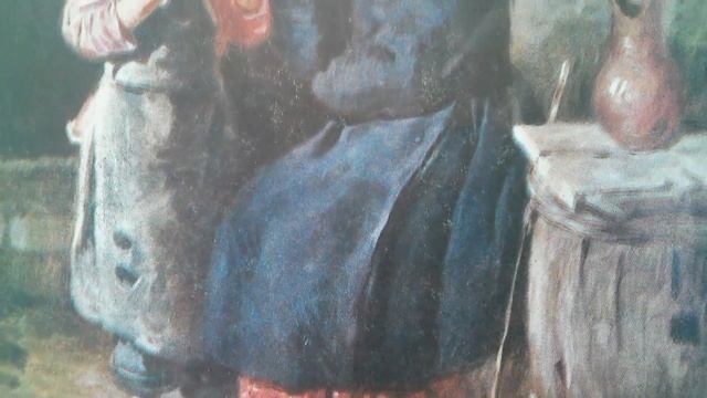 Картина Свидание Маковского 1883 г