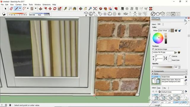 Glass Realistic effect Window for Sketchup смотреть онлайн