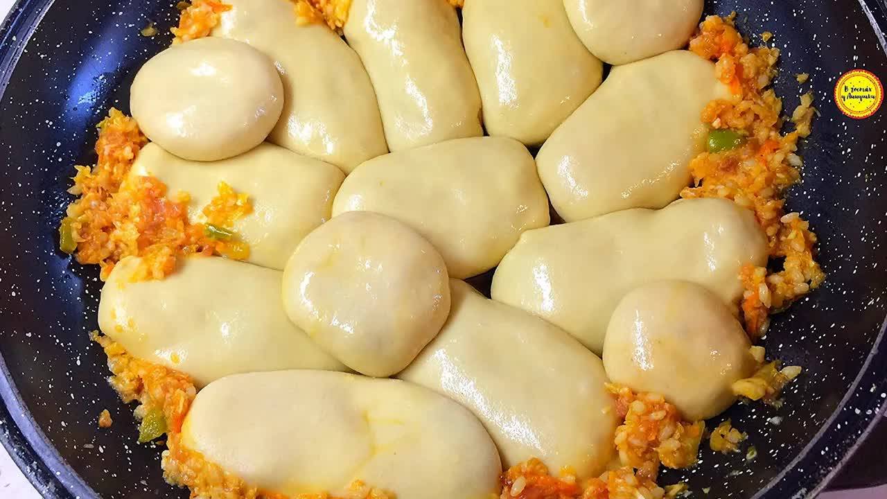 Жалею, что не готовила раньше! Сытное блюдо из фарша 🍽️😋 смотреть онлайн