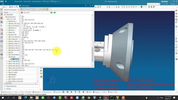NX Post builder G84 How to output Q Step#