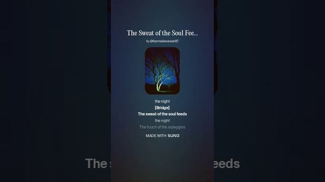 The Sweat of the Soul Feeds the Night смотреть онлайн