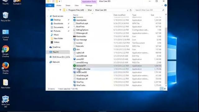 Uninstall Wise Care 365 on Win 10 смотреть онлайн